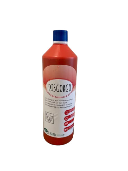 DISGORGO-DESENTUPIDOR ACIDO CONCENTRATO PARA ESGOTOS E CANALIZAÇÕES