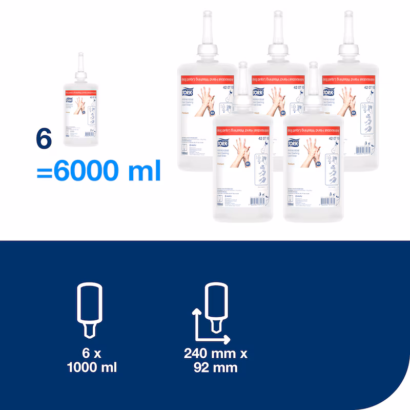 420710-Tork Sabonete Líquido Antimicrobiano para Lavagem das Mãos