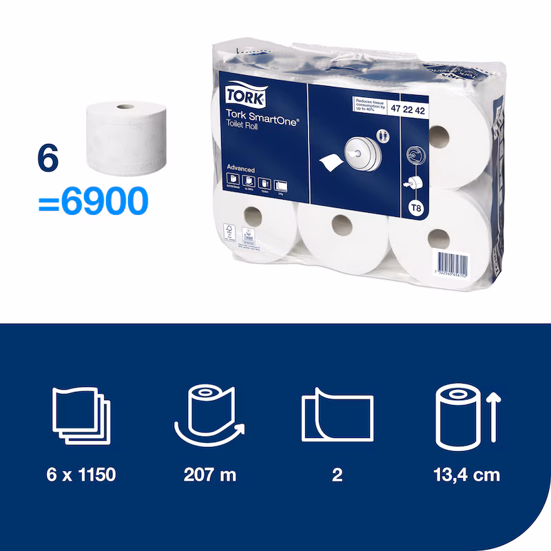 472242 - Tork Papel Higiénico Smartone 